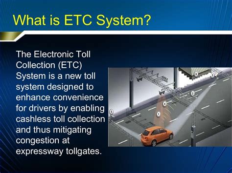 electronic toll collection ppt